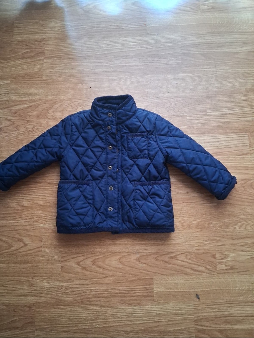 Janie and Jack Quilted Navy Puffer Jacket